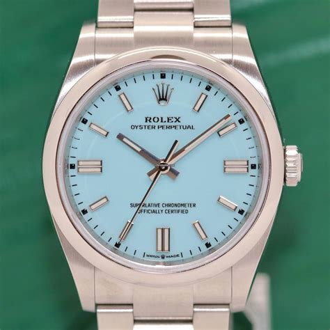 rolex oyster perpetual türkis